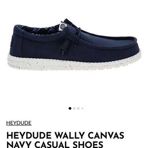 Hey Dude Navy Wally Shoes